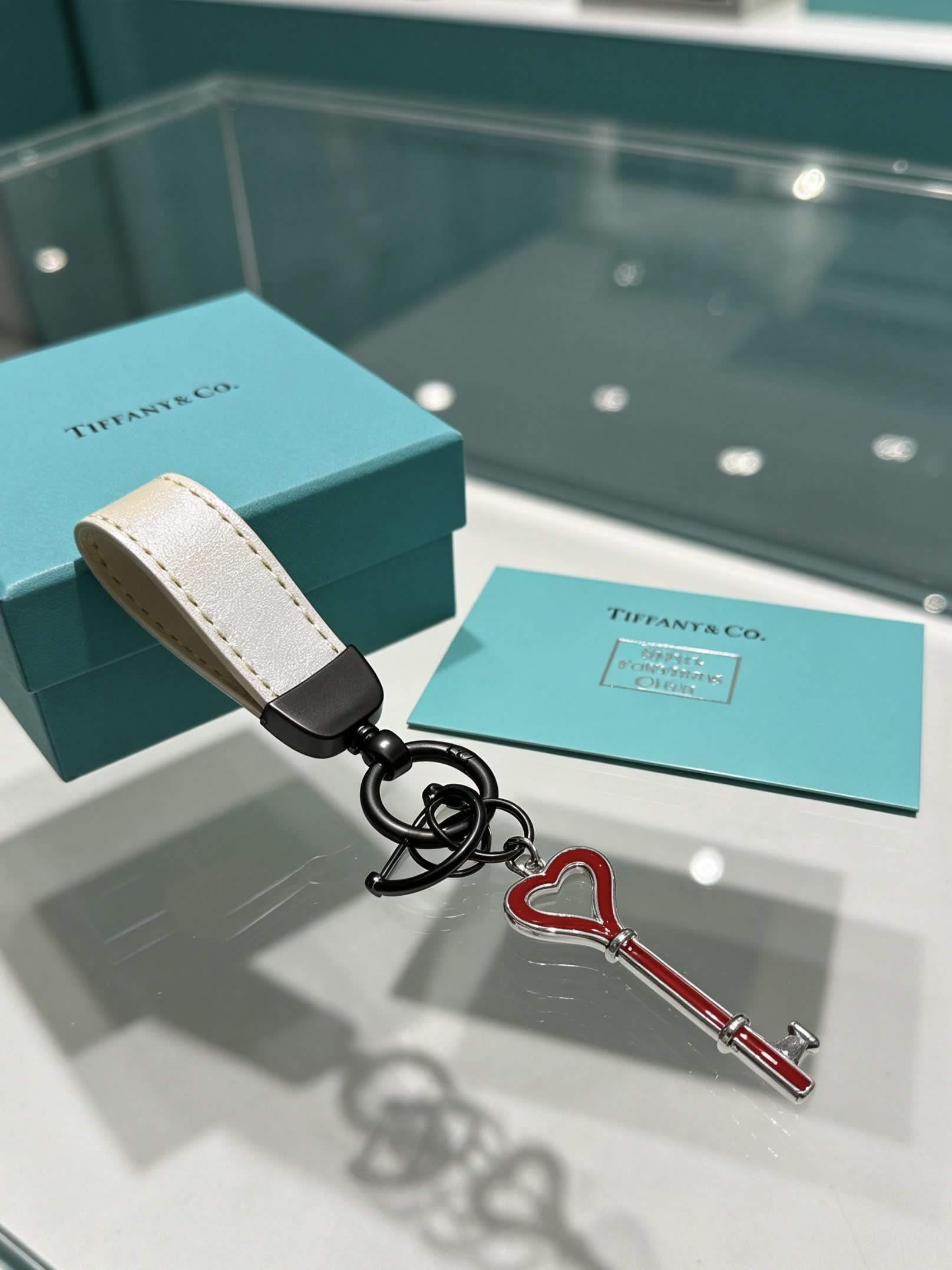 Tiffany & Co. Heart Key Charm